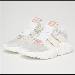 White Adidas Propheres
